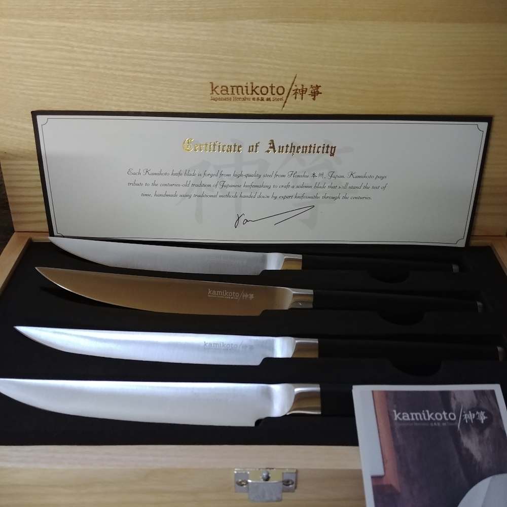 Steak Knive set 4 Kamikoto